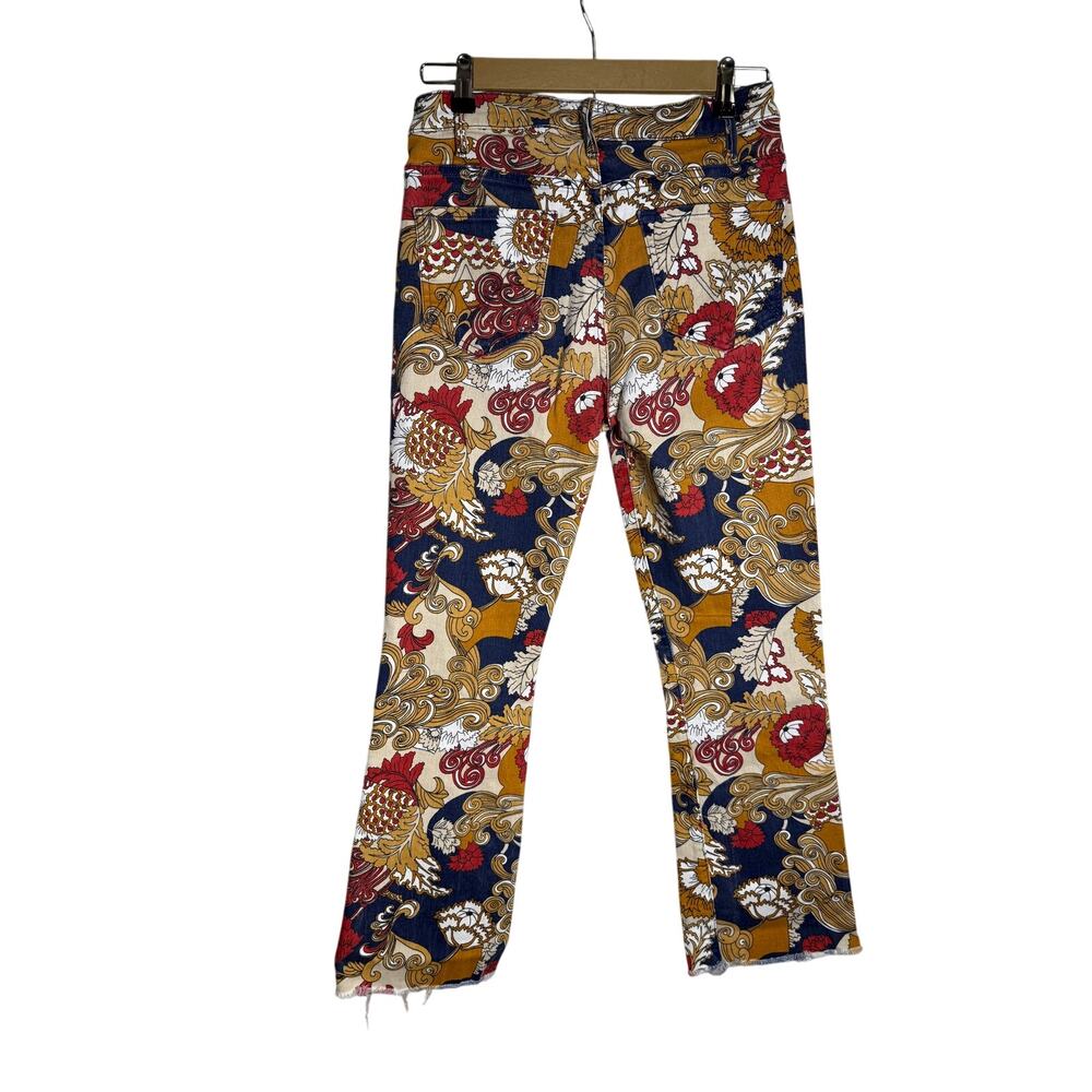 Mother Jeans The Hustler Ankle Fray in Flowers in Her Hair Sz. 29 - Picture 6 of 10